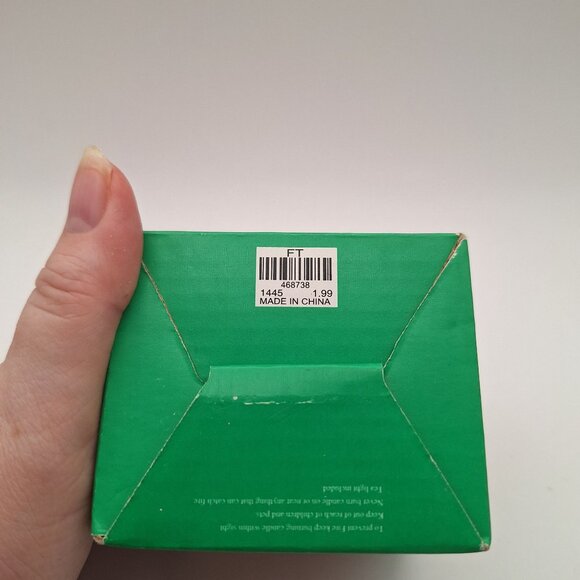 VINTAGE FAVORITE THINGS WINKING SANTA CLAUS VOTIVE HOLDER IN MY CAP TEALIGHT NIB - Picture 12 of 13